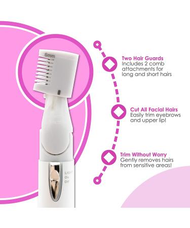 Finishing Touch Diamond Hair Remover with Light-Up Deluxe Mirror - E-Commerce Packaging - Buy Online on SooperMarket.com