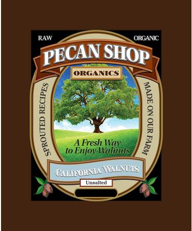Organic Sprouted High Halves Count California Walnuts - Unsalted 2 Pound Pack - Buy Online on SooperMarket.com