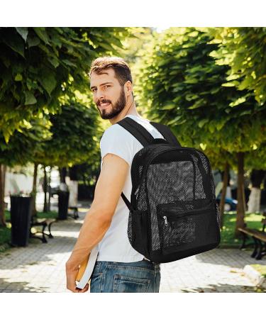 Heavy Mesh Beach Backpack with Padded Shoulder Strap - Ideal for Swimming, Diving & Outdoor Sports | Portable Oxygen Tank Carrier - Buy Online on SooperMarket.com