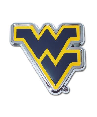 Elektroplate West Virginia University (WV Navy with Yellow Trim) Emblem