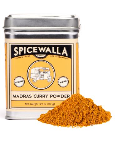 Spicewalla Madras Curry Powder 3.6 oz - Indian Seasoning - Non-GMO, No MSG, Gluten Free