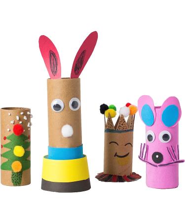 30 Pack Craft Tubes - Round Cardboard Tubes for Crafts - 1.57 x 3.9 Inches - Brown - Buy Online on SooperMarket.com