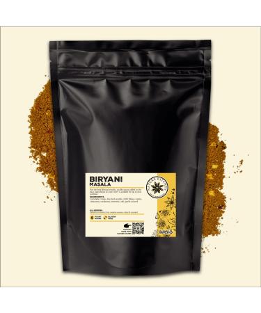 Nature Kitchen Biryana Masala Spice Blend 500G Large Bag of Seasoning Spices and Herbs. Gluten-Free and Vegan Everyday Cooking Blends for Perfect Curry Dishes BIRYANA MASALA 500G