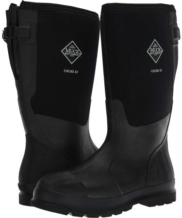 Muck Boot Men's Chore Wide Calf Rain Boot 11 Black - Durable Waterproof Footwear - Buy Online on SooperMarket.com