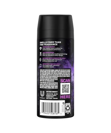 AXE Fine Fragrance Collection Premium Body Spray Purple Patchouli with Citrus + Oak Essential Oils 3 Count with 72H Odor Protection Aluminum-Free 4 oz - Buy Online on SooperMarket.com