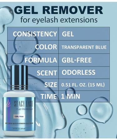Stacy Lash Extra Strong Evolution Eyelash Extension Glue + Gel Remover - 1-2 sec Drying Time - 8 Weeks Retention - Professional Use Only - 15ml - Buy Online on SooperMarket.com