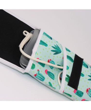 Heat Resistant Travel Hair Curler & Flat Iron Pouch Set | Cactus Silicone Mat Perfect for Global Shipping - Buy Online on SooperMarket.com