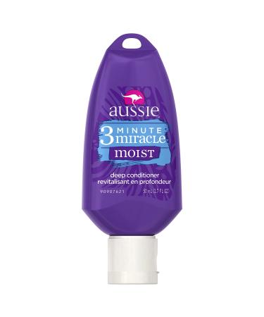 Aussie 3 Minute Miracle Moist Deep Conditioning Treatment, 1.7 fl oz 1.7 Fl Oz (Pack of 1)