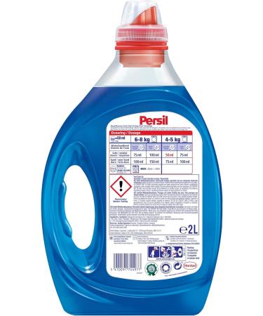 Persil Color Gel Laundry Detergent - 40 Wash Bags (2L) - Perfect for Colored Wash - International Shipping Available - Buy Online on SooperMarket.com