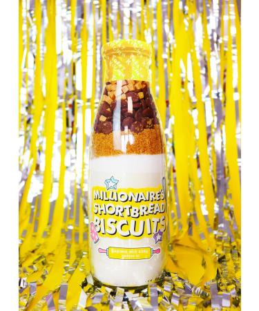 Millionaire's Shortbread Biscuits Baking Bottle | Easy To Make Baking Mix | Kids Baking Gift | 638g Treat Kitchen - Buy Online on SooperMarket.com