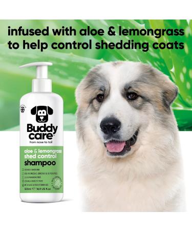 Buddycare Fell Care Shampoo for Dogs | 500ml Hair Loss Control with Aloe Vera & Pro-Vitamin B5 - International Shipping - Buy Online on SooperMarket.com