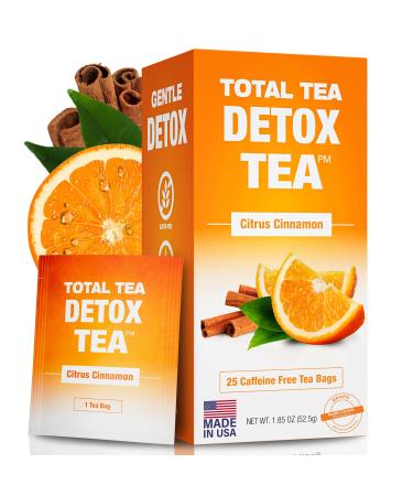 Total Tea Citrus and Cinnamon Detox Tea 25 Herbal Tea Bags