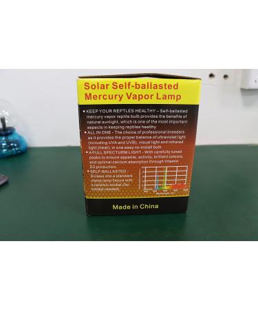 Buy Dernord 100W UV Heat Lamp for Turtles Geckos & Terrariums - Full Spectrum E27 Solar Spotlight - Buy Online on SooperMarket.com