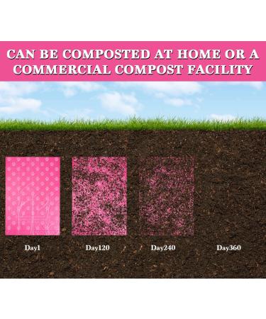 JBBFCAN Dog Poo Bags 240 Pink Large Poop bags with Dispenser Super Strong 100% Leak Proof Poo bags dogs rolls with Corn Starch Compostable Pink 240 count (Pack of 1) - Buy Online on SooperMarket.com