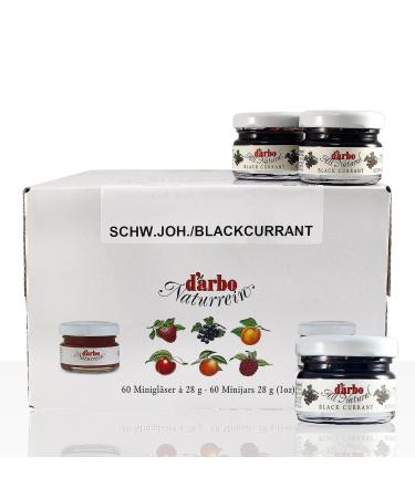 Darbo Jams BLACK CURRANT Jam Jam 60 jars x 28 grams