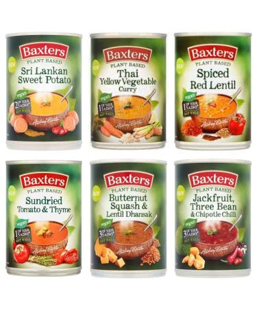 Vegan Plant Based Soup Bundle Contains 6 x Baxters Plant Based Soup