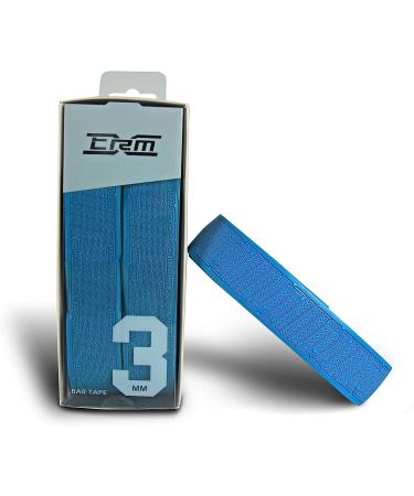 XTRM Tacky Handlebar Tape 3.0mm - Foam Infused Triple Layer PU Wraps for Road and Mountain Biking - Blue | Made in Taiwan - Buy Online on SooperMarket.com