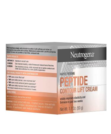 Neutrogena Peptide Contour Lift Cream 1.7 oz - Anti-Aging Facial Moisturizer - Buy Online on SooperMarket.com