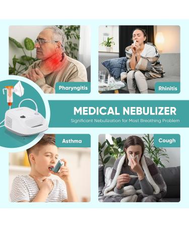 Desktop Compressor Nebulizer Machine for Adults and Kids - Home Use with Tubing and Mouthpiece - Buy Online on SooperMarket.com