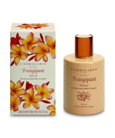 LErbolario Bath Gel - Frangipani for Women - 10.1 oz Shower Gel