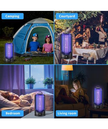 3600V Electric Bug Zapper - Indoor Outdoor Mosquito Killer with Waterproof Pest Control - 60inch USB Cable Included for Home, Patio, Backyard, Camping - Buy Online on SooperMarket.com