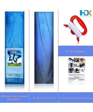 HENGDA Butterfly Kite for Kids & Adults - Outdoor Single Line Kite with Flying Tools - Buy Online on SooperMarket.com
