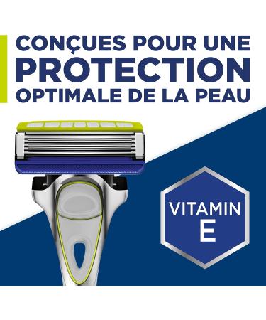 Wilkinson Sword Hydro 5 Skin Protection Sensitive Men's Razor - 2 Pack + 3 Replacement Blades | Best International Shipping - Buy Online on SooperMarket.com