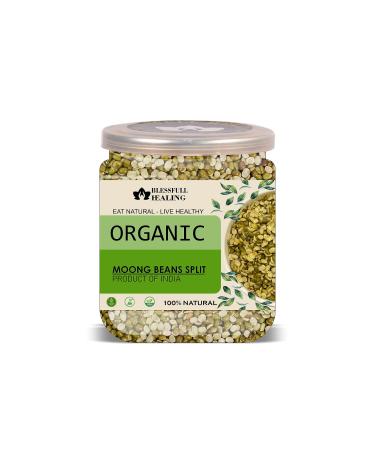 Blessfull Healing Organice Moong Beans Split 2 lb (907 Gram)