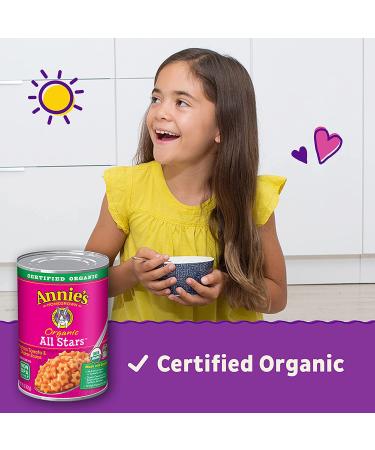 Annie's Organic All Stars Pasta in Tomato & Cheese Sauce - 15 oz Can - Buy Online on SooperMarket.com