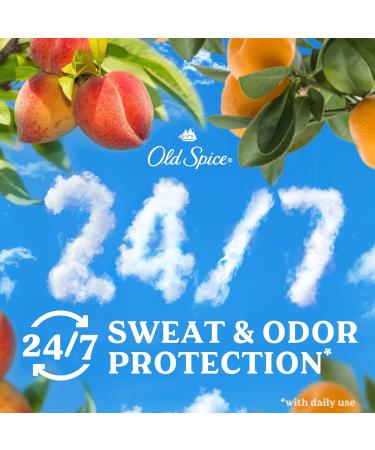 Old Spice Aluminum Free Deodorant for Men 24/7 Lasting Freshness & Long Lasting Scent 24/7 Sweat & Odor Protection Sunrise with Peach + Mandarin Peel Scent 3 oz - Buy Online on SooperMarket.com
