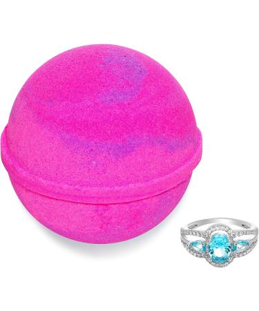Love Potion Bath Bomb with Size 7 Ring Inside - Extra Large 10 oz - Made in USA - Buy Online on SooperMarket.com