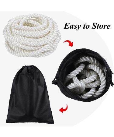 ELCOHO 15ft Soft Polypropylene Tug of War Rope Set with Flag - Fun Team Building Game for Kids & Adults Ideal for Family Reunions & Outdoor Activities - Buy Online on SooperMarket.com