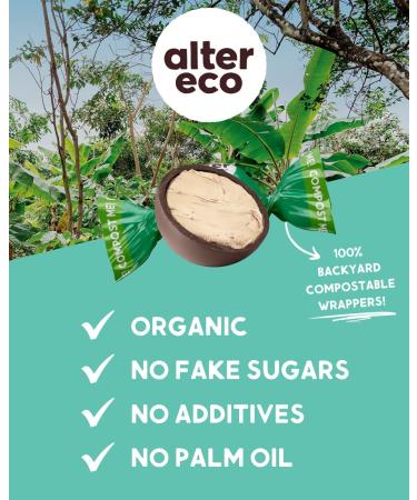 Alter Eco Mint Creme Truffles - 58% Pure Dark Cocoa - Fair Trade Organic - Non-GMO Gluten Free - 60 Count - Buy Online on SooperMarket.com