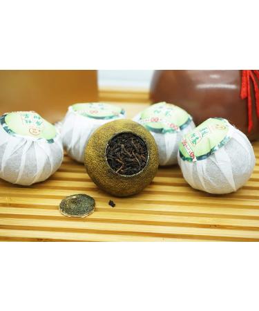 Green Orange Peel Pu-erh Tea | Tangerine Peel XiaoQingGan Tea Box | Independent Packing from GuangDong XinHui - Buy Online on SooperMarket.com