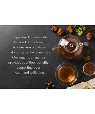 Organic Herbal Tea Chaga Mushroom 25 x 2g tea bags Piptoporus Betulinuus Inonotus Obliguus - Buy Online on SooperMarket.com