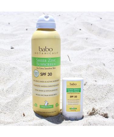 Babo Botanicals Super Shield Zinc Sport Stick SPF 50 - Organic, Fragrance-Free Sunscreen for Baby & Sensitive Skin (0.6 oz) - Buy Online on SooperMarket.com