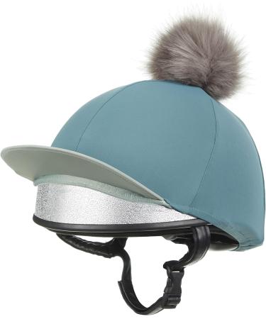LeMieux Pom Pom Horse Riding Hat Silk - Sage - One Size - Buy Online on SooperMarket.com