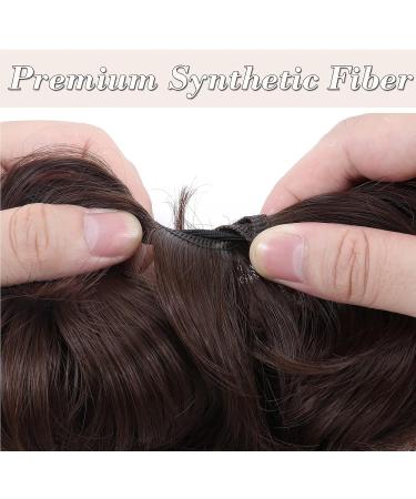Medium Brown Messy Hair Scrunchies Thick Bun Extensions 45g Updo Ponytail Hairpiece Chignons - Hair Accessories - Buy Online on SooperMarket.com