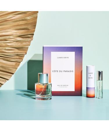 Lake & Skye C te Du Paradis Eau de Parfum Spray -Vegan Cruelty Free Synthetic Free 1.7 fl oz (50 ml) - Warm and Woody Gourmand Fragrance Collection 1.7 Fl Oz (Pack of 1) - Buy Online on SooperMarket.com