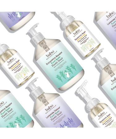 Babo Botanicals Eucalyptus Remedy Hand Soap - Manuka Oil, Organic Argan Oil & Aloe - Gentle for Babies, Kids & Sensitive Skin - Vegan & Hypoallergenic - 17.6 fl. oz - Buy Online on SooperMarket.com