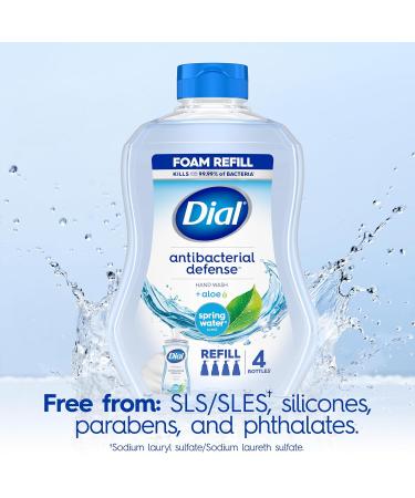 Dial Antibacterial Foaming Hand Wash Refill - Spring Water 30 oz | Buy Internationally - Buy Online on SooperMarket.com