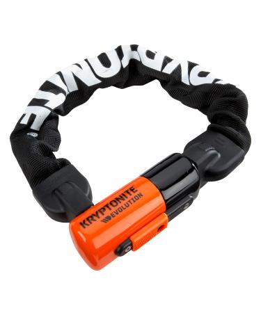 Kryptonite Evolution 1055 Mini 10mm Chain Bicycle Lock , Black 22 Inches