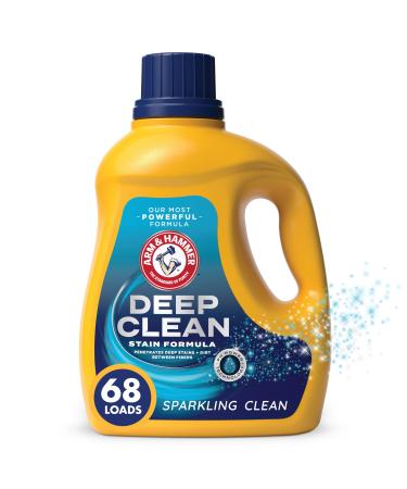 ARM & HAMMER Deep Clean Stain Formula Liquid Laundry Detergent 102 fl oz 68 Loads