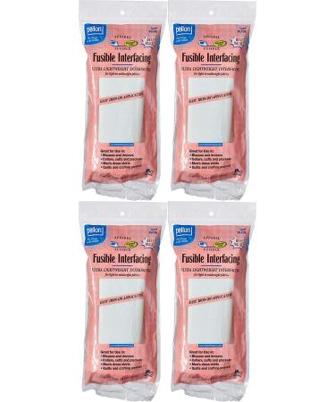 Pellon PLF36 Ultra Lightweight Fusible Interfacing White 15 x 3 Yards (4 pack)