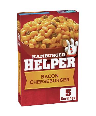 Hamburger Helper, Bacon Cheeseburger Macaroni Meal, 5.1 oz (Pack of 6)