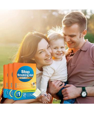 Neenoxtub Stop Smoking Patches - Step 1: Easy & Effective 21mg Anti-Smoking Stickers - Buy Online on SooperMarket.com