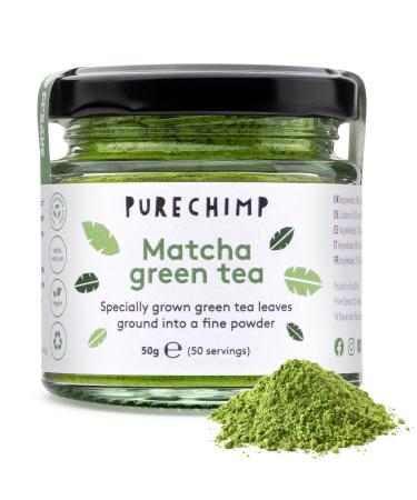 PureChimp Matcha Green Tea Powder - Regular -  50 G  (1.75oz)