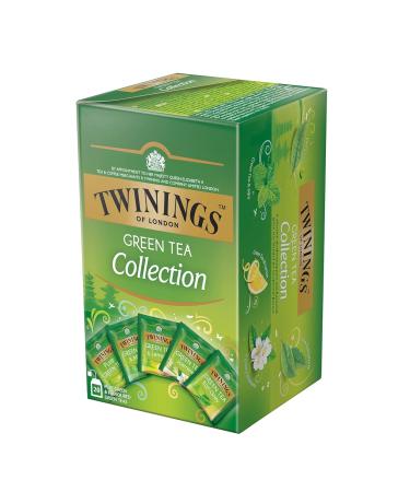 Twinings of London Green Tea Selection - 20 Piece Collection (34g) - Premium Quality Green Tea for Optimal Health - Buy Online on SooperMarket.com