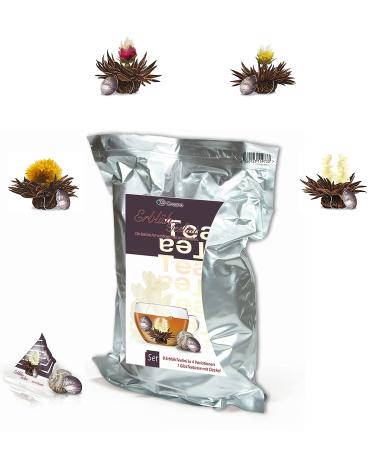 Creano tea flowers 36 tea balls in cup format - Teelini black tea bulk pack