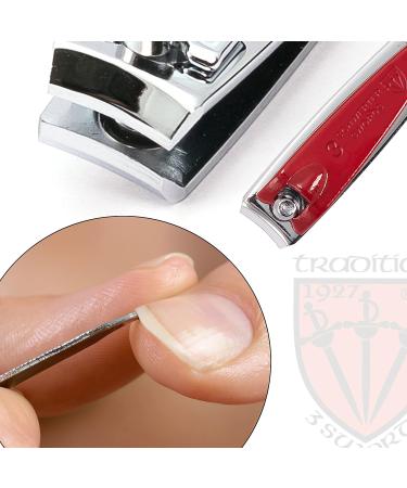 Three Swords Nail Clippers Set - 'CLIP' Fingernail & Toenail Clippers in Faux Leather Case (Red) | Buy Internationally - Buy Online on SooperMarket.com